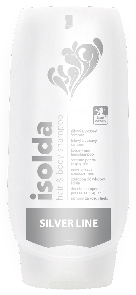 Isolda tělový a vlasový šampón Hair a body silver 500 ml