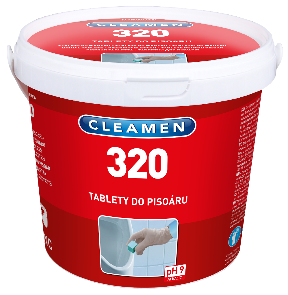 CLEAMEN 320 DEO tablety do pisoárů / 48ks/1,5 kg