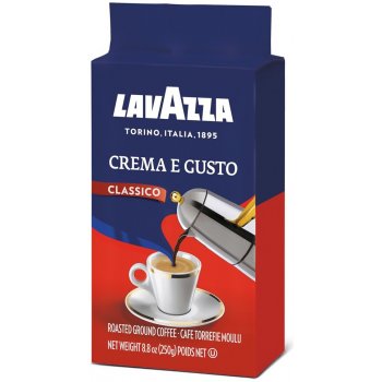 Káva Lavazza Crema e Gusto Classico mletá 250g sáček
