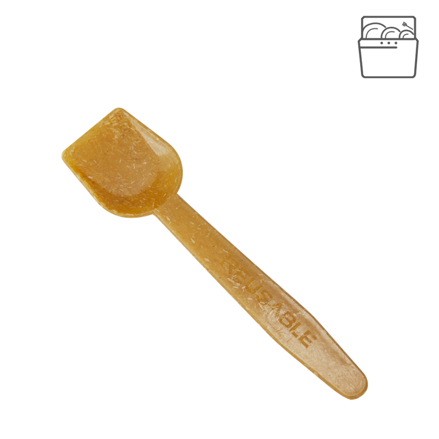 Lžička na zmrzlinu 9,5 cm / 500 ks kompozit (dřevo/plast)