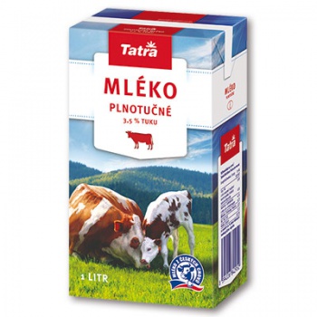 Mléko 1 l polotučné