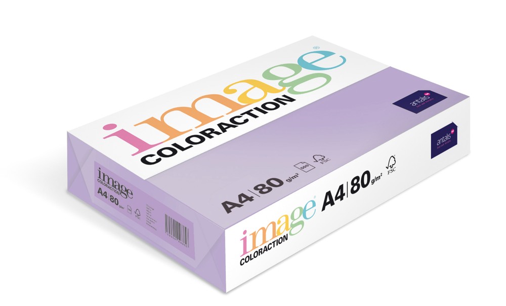 Papír kopírovací Coloraction A4 80g/ 500 listů fialová pastelová