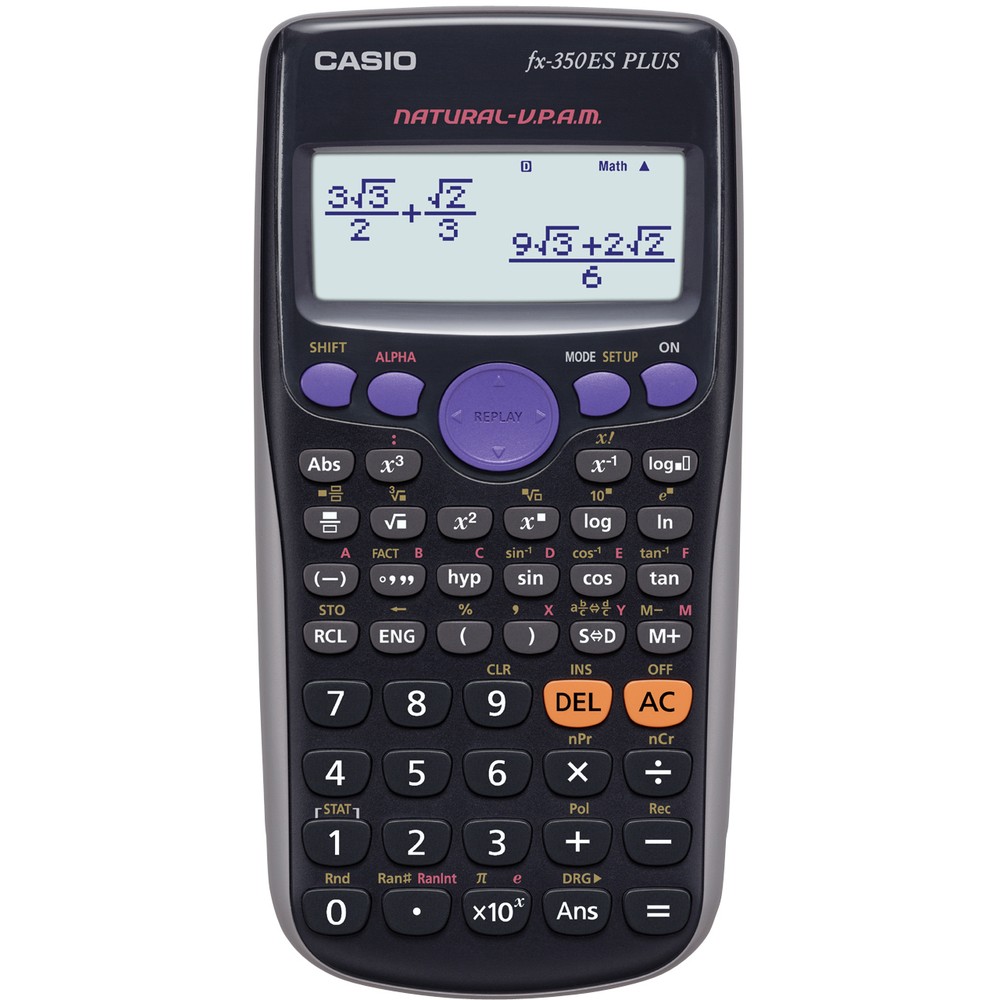 Kalkulačka Casio FX 350 ES PLUS školní / 12 míst.