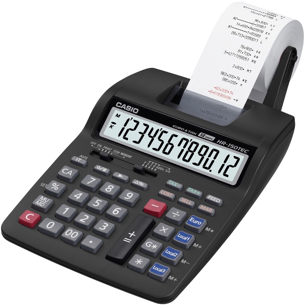 Kalkulačka Casio HR 150 TEC s tiskem
