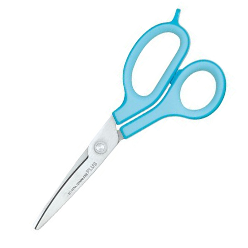 Nůžky kancelářské PLUS TG Fitcut 17,5 cm modré