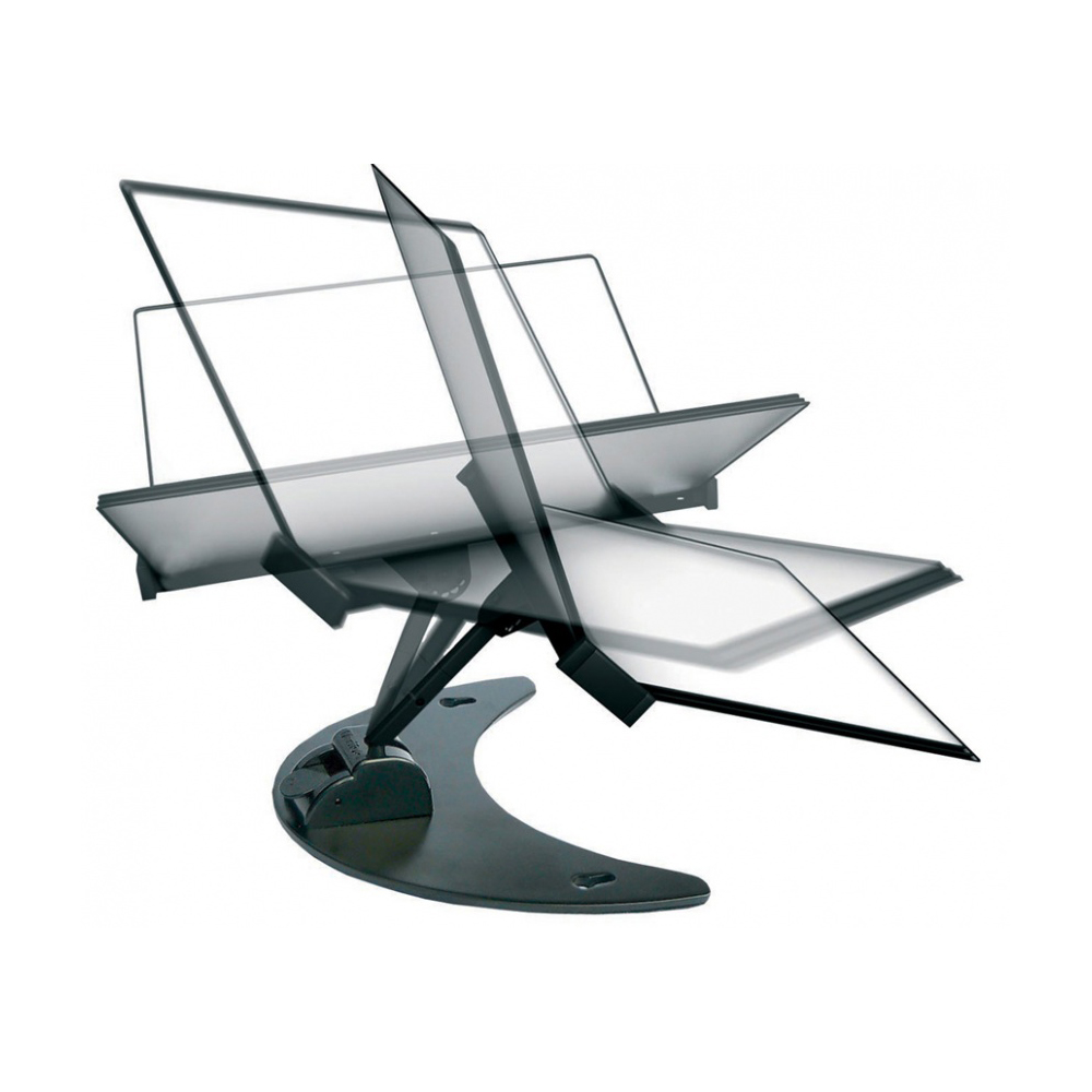 Tarifold - 3D pultový/nástěnný stojan A4 černý + 5 kapes