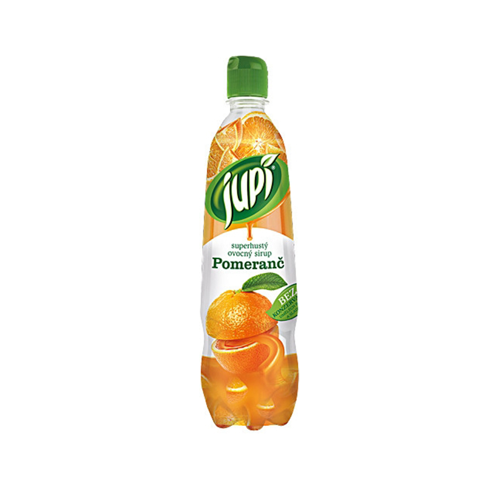 Sirup Jupí superhustý 0,7 l pomeranč