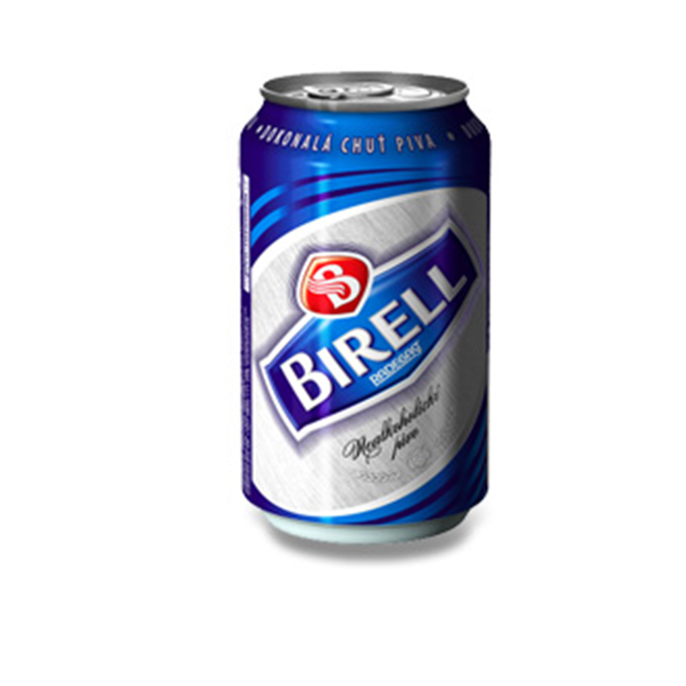Pivo Birell 0,33 l plech