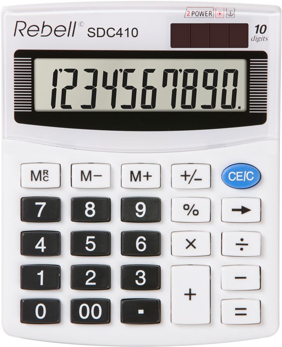 Kalkulačka Rebell SDC 410 stolní / 10 míst.