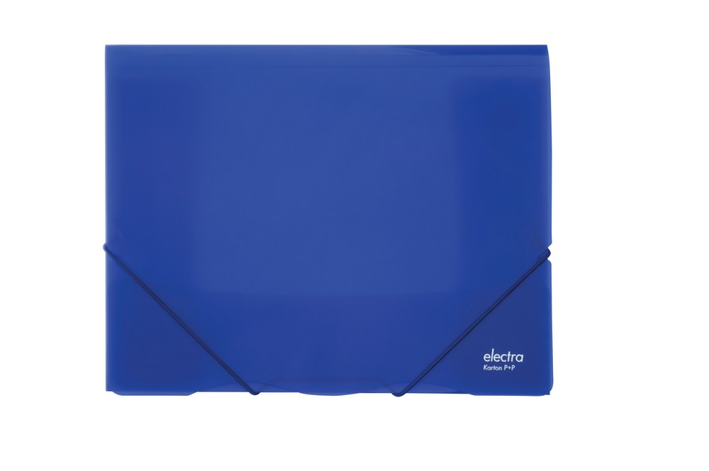 Desky s gumičkou PP ELECTRA A4 modré