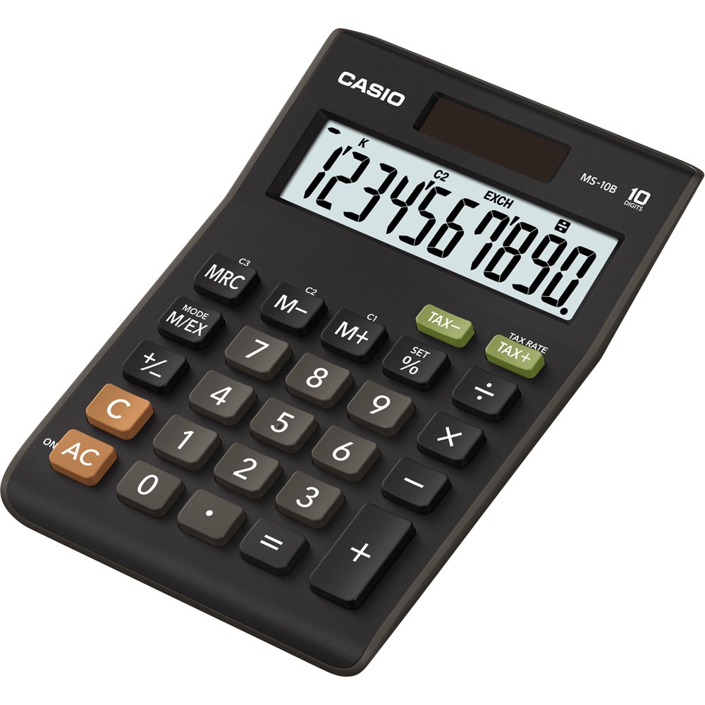 Kalkulačka Casio MS 10 B stolní / 10 míst.