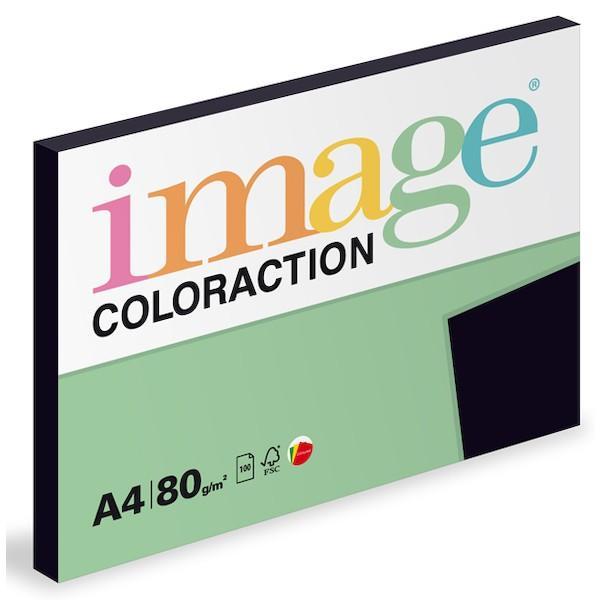 Papír Coloraction A4 80g/100 černá