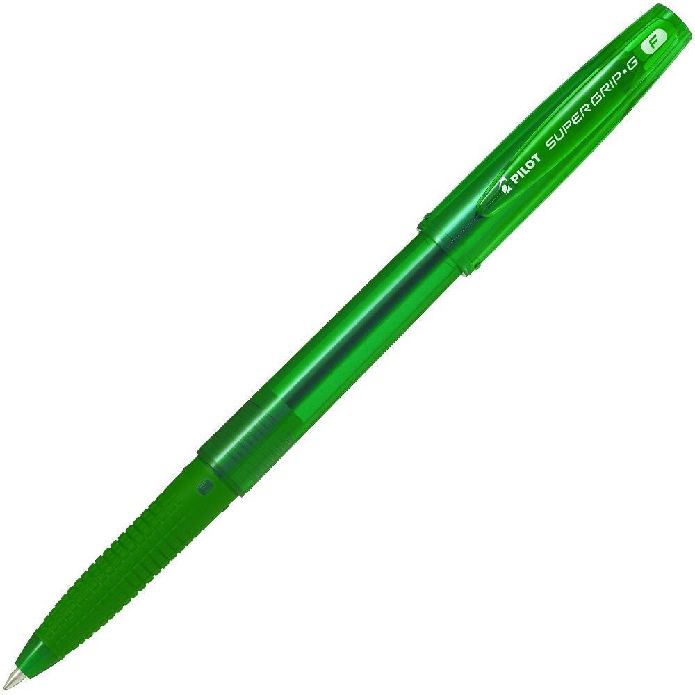 Pero kuličkové Pilot 2043 Super Grip-G s víčkem zelené