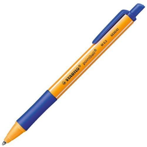 Pero kuličkové Stabilo Pointball modré