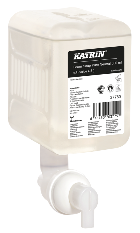 Pěnové mýdlo Katrin 500 ml 37780, Pure neutral
