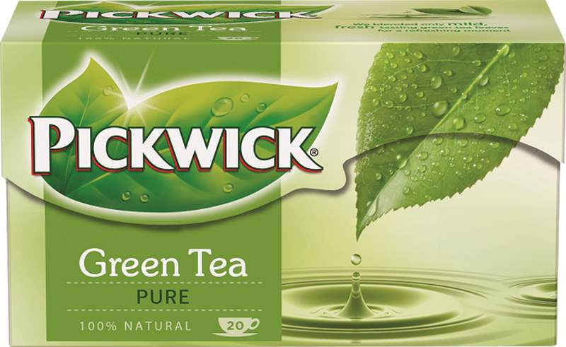 Čaj Pickwick zelený neochucený / 20 sáčků