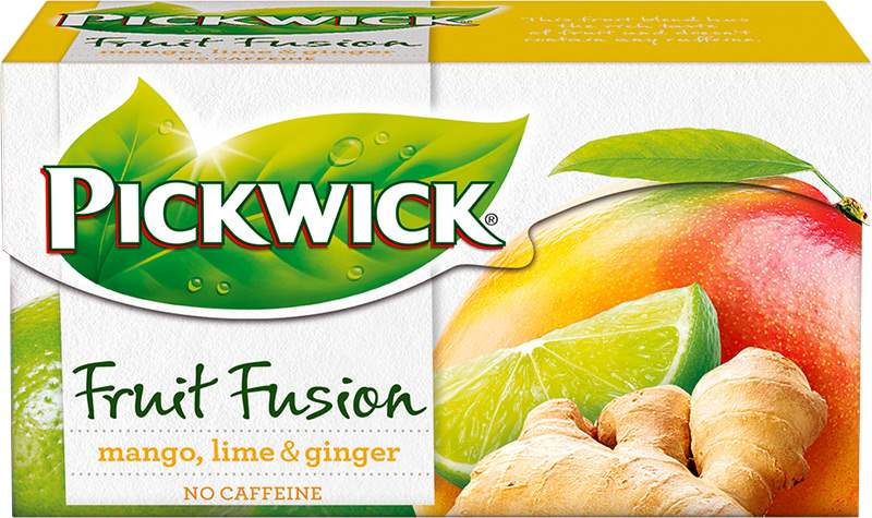 Čaj Pickwick mango + zázvor + limetka / 20 sáčků