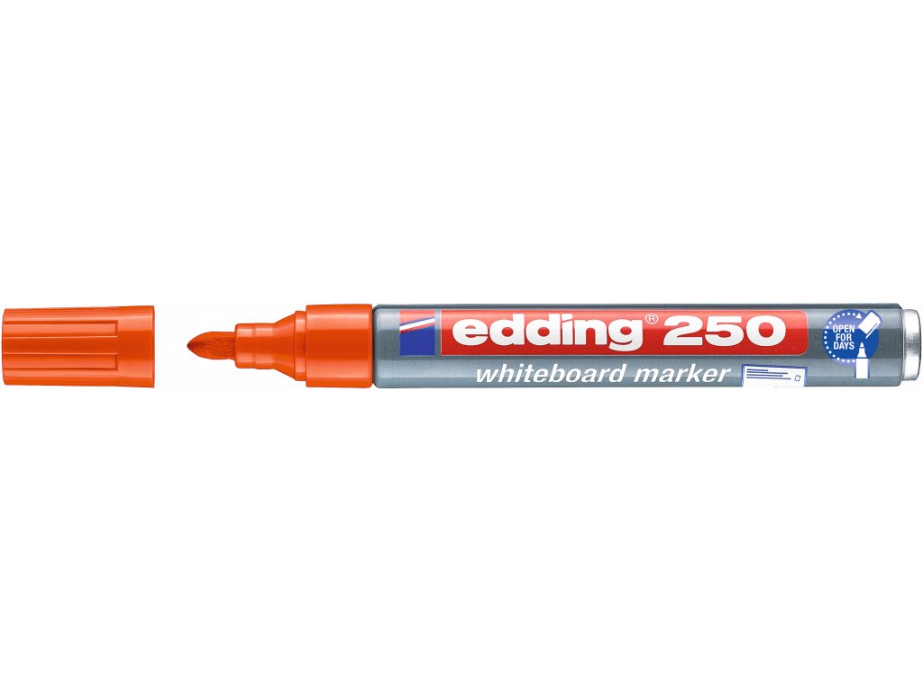 Edding 250 popisovač na bílé tabule oranžový 1,5 - 3 mm