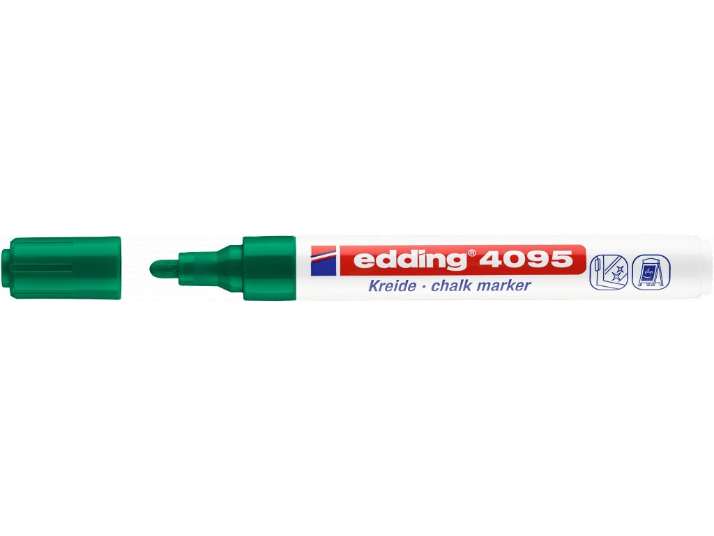 Edding 4095 tmavě zelený křídový