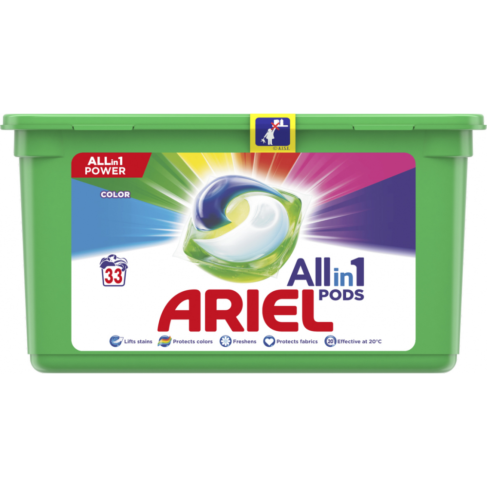 Ariel Color Gelové kapsle na praní 30 - 33 ks