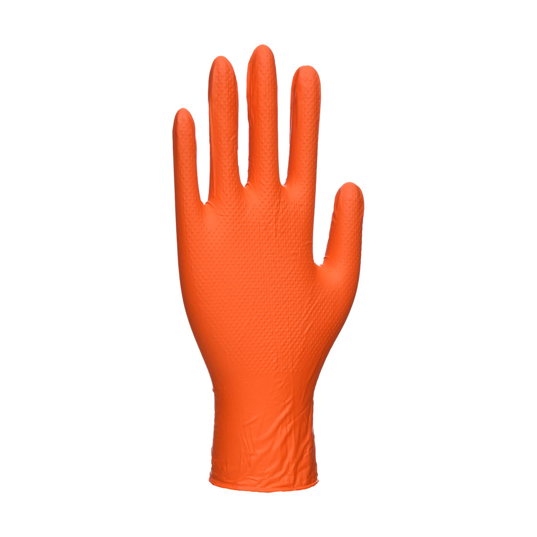 Rukavice nitril oranžové "XL" extra pevné pro mechaniky/100 ks