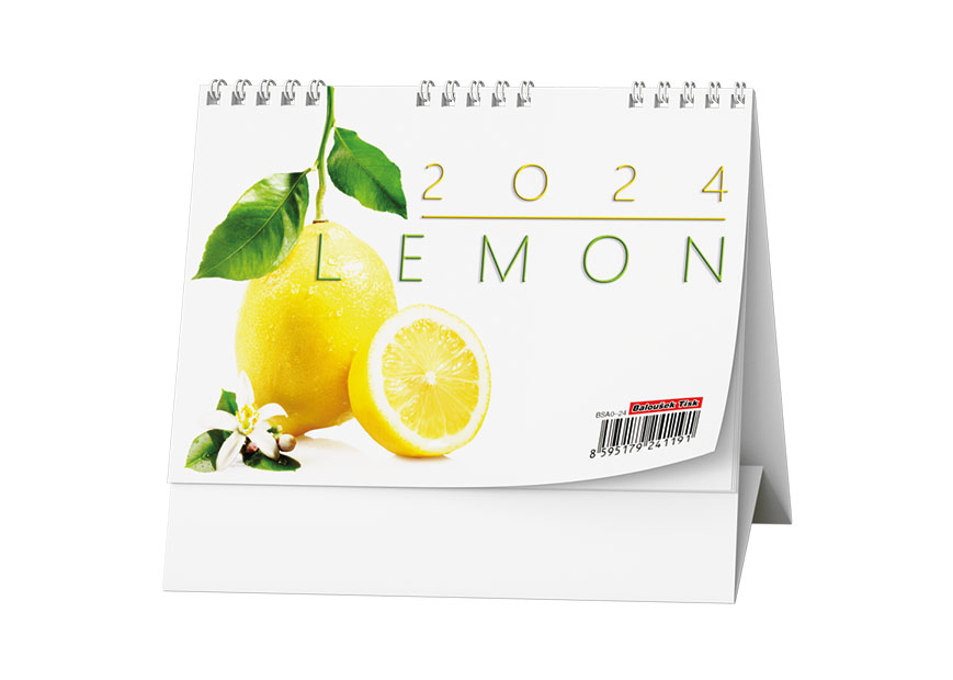 Kalendář stolní pracovní Lemon