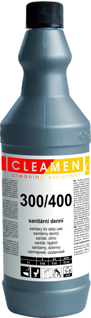 CLEAMEN 300/400 1 litr sanitární denní čistič
