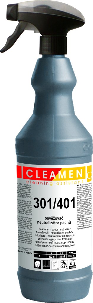 CLEAMEN neutralizátor a osvěžovač 301/401 1 litr