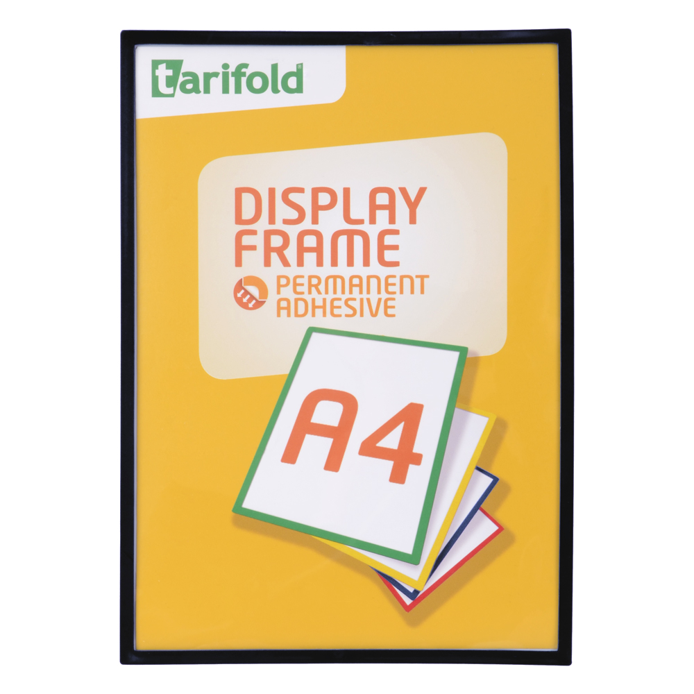 Display Frame Tarifold samolepicí A4/1 ks černý