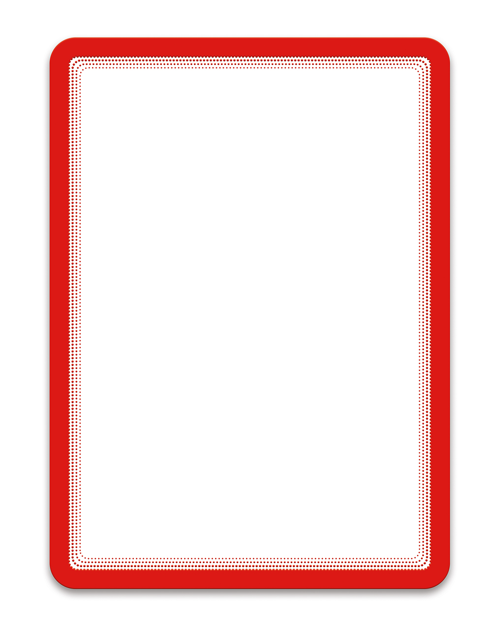 Tarifold Magneto - samolepicí rámeček, A4, červený - 2 ks