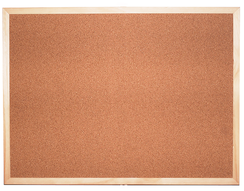 Tabule korková s dřevěným rámem 30 x 40 cm oboustranná
