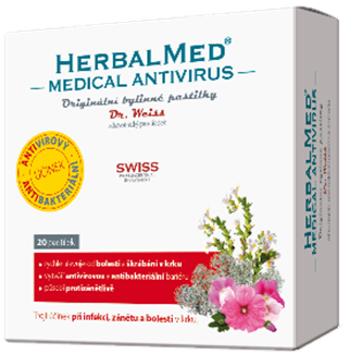 HerbalMed pastilky Dr. Weiss MEDICAL 20 tablet
