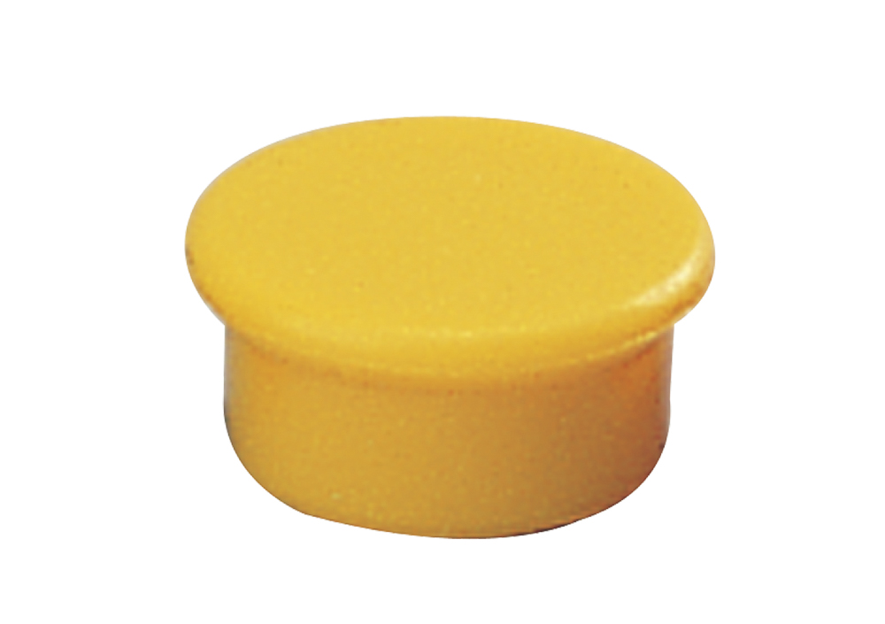 Dahle magnet plánovací, Ø 13 mm, 1 N, žlutý - 10 ks