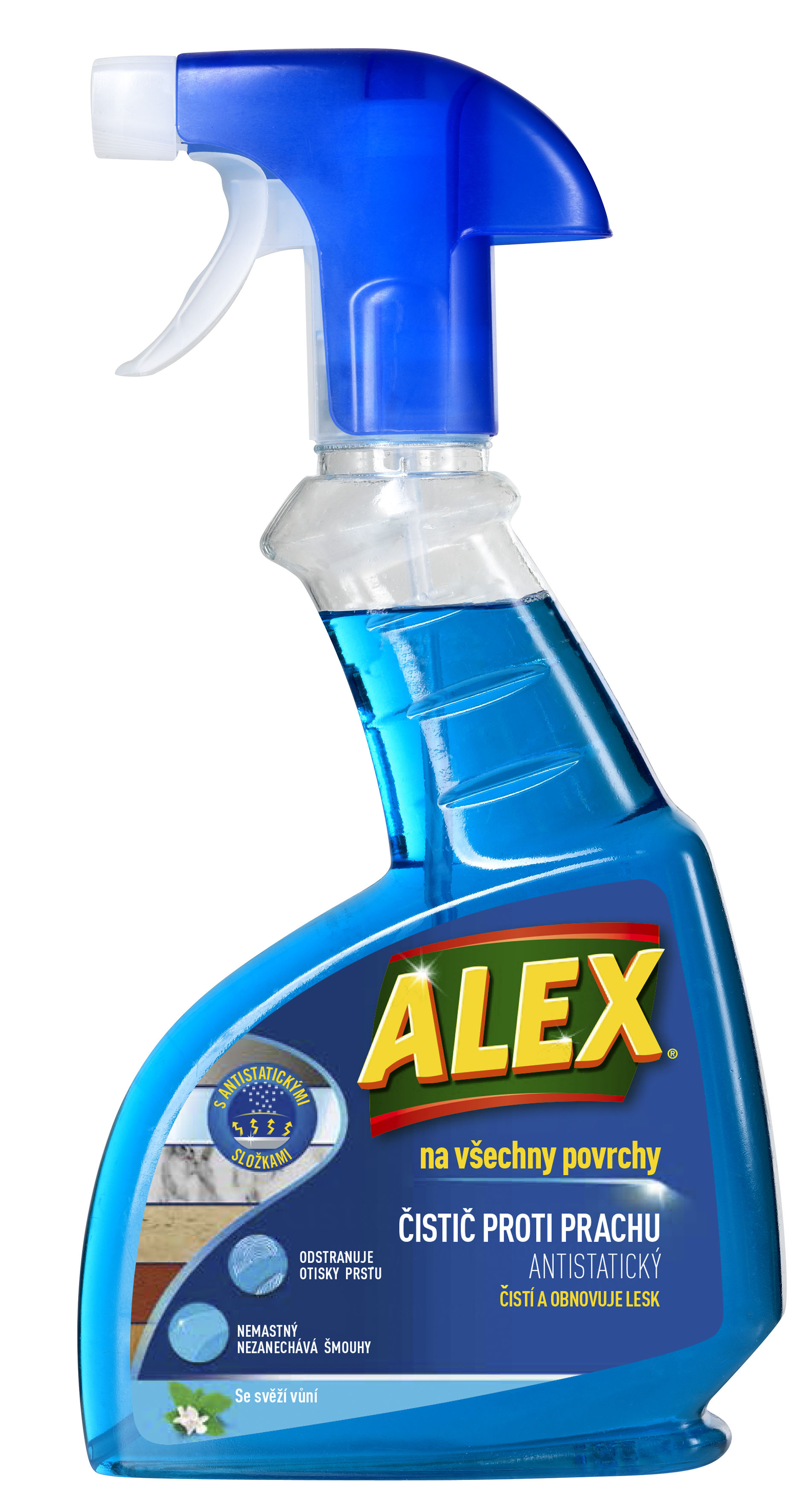 ALEX proti prachu na všechny povrchy, MR - sprej, 375 ml modrý