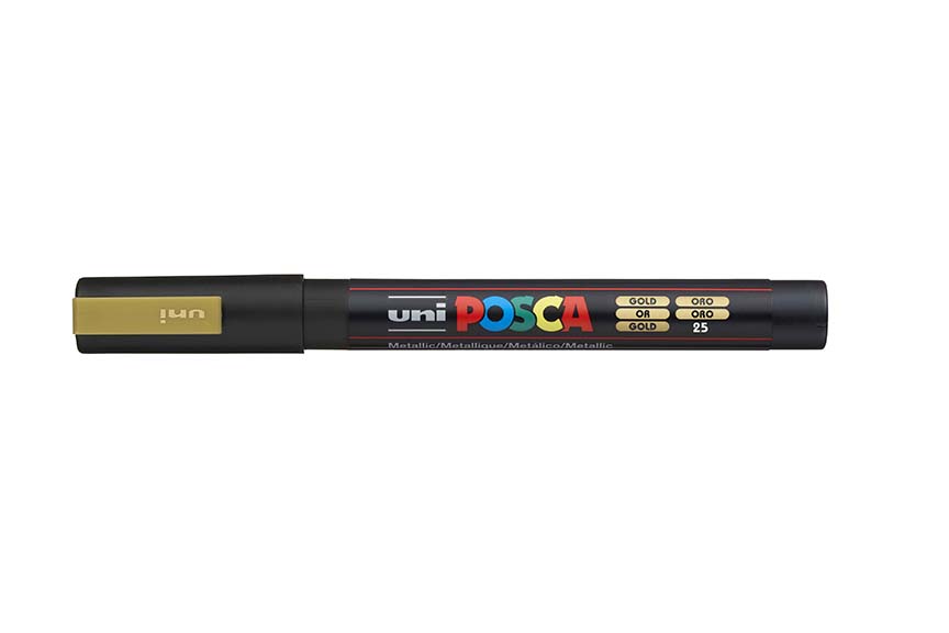 Popisovač akrylový POSCA PC-3M zlatý 0,9 - 1,3mm