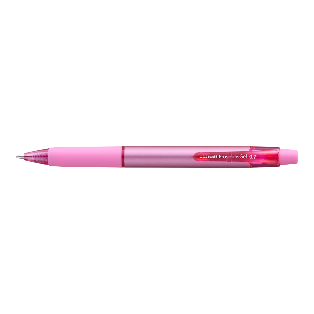 Gumovatelné pero stiskací UNI URN-181, 0,7 mm růžové