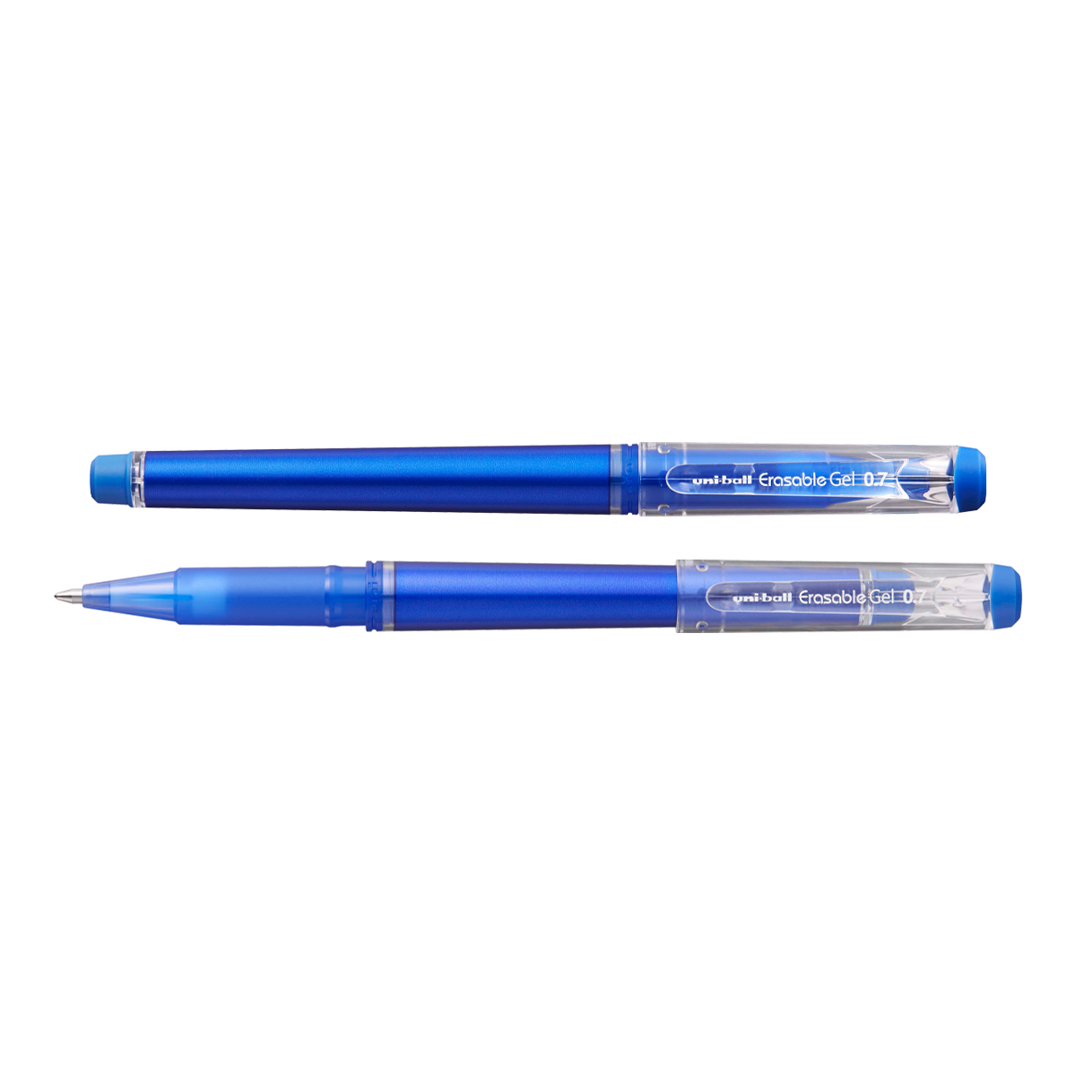 Gumovatelné pero s víčkem UNI UF-222, 0,7 mm modré
