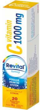 Revital® Vitamin C 1000 mg 20 šumivých tablet citron