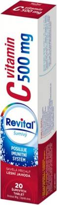 Revital® Vitamin C 500 mg 20 tablet lesní jahoda