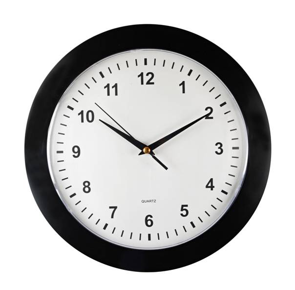 Spoko nástěnné hodiny Vienna II, O 31 cm, černé