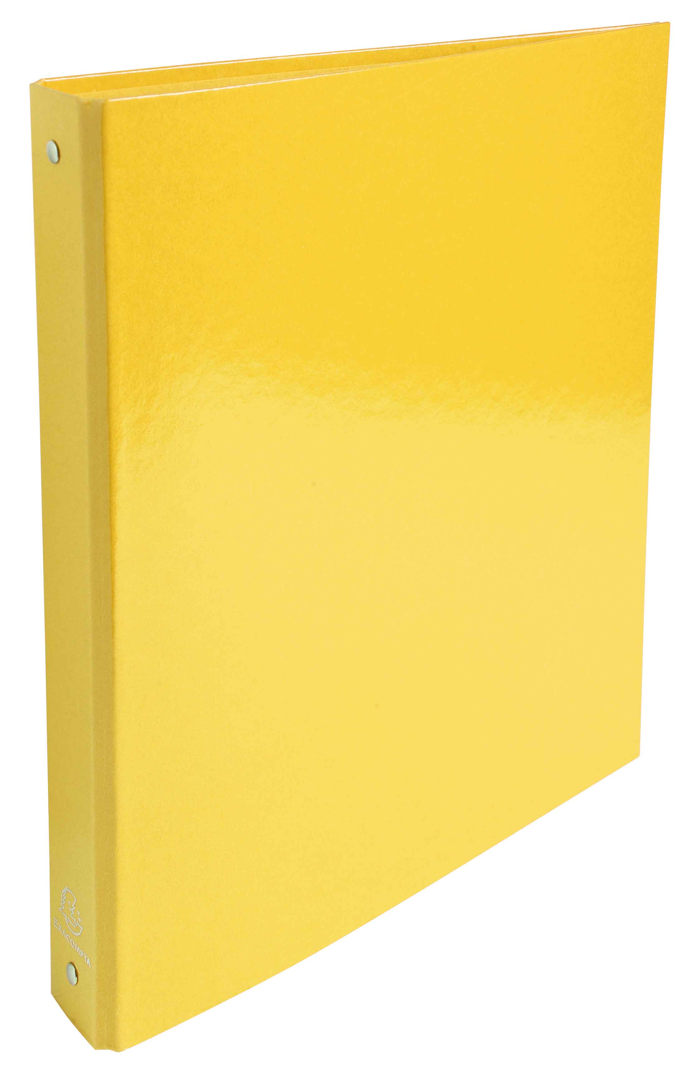 Pořadač 4-kroužkový Exacompta A4 maxi 4 cm žlutý