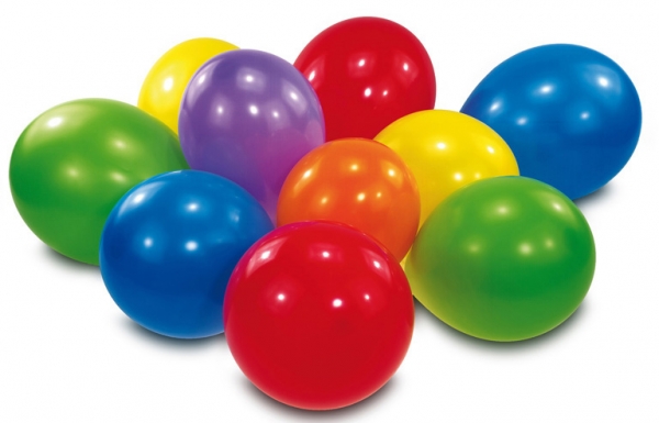 Balonky nafukovací barevné