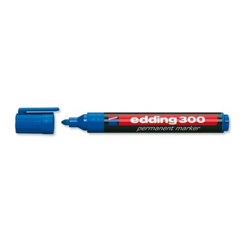Značkovač EDDING 300 světle modrý permanent plnitelný