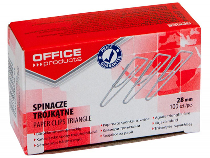 Kancelářské spony Office Products 28 mm 100 ks