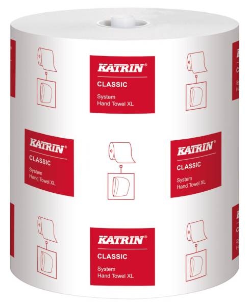 Papírové utěrky Katrin System M2 30620, 1-vrstvé / extra návin 270m / 1 role