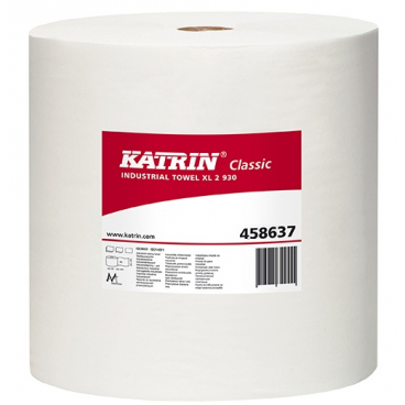 Průmyslová utěrka Katrin 458637 2-vrstvá / 260 m / 1040 útržků / 2 role