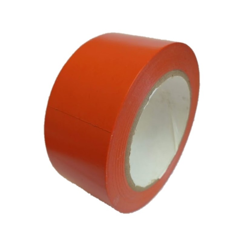 Lepicí páska podlahová 100 mm x 33 m oranžová PVC