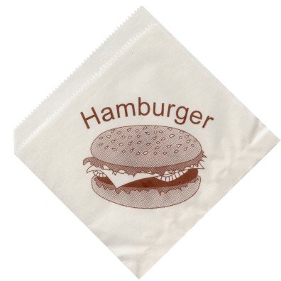 Sáček na hamburger / 500ks 16x16cm