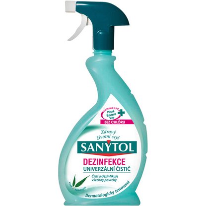 Sanytol univerzální dezinfekce a čistič ve spreji 500 ml mix vůní