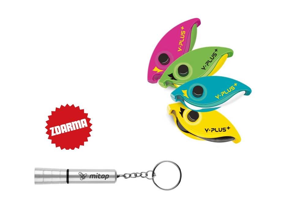 Pryž Y-Plus Parakeet mini vystřelovací mix barev + mini LED baterka MITAP